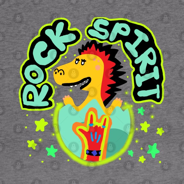 rock spirit, dinosaur by zzzozzo